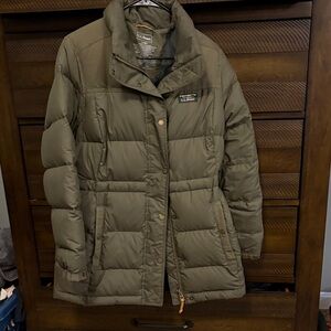 L.L. Bean Women's Sage Green Puffer Coat